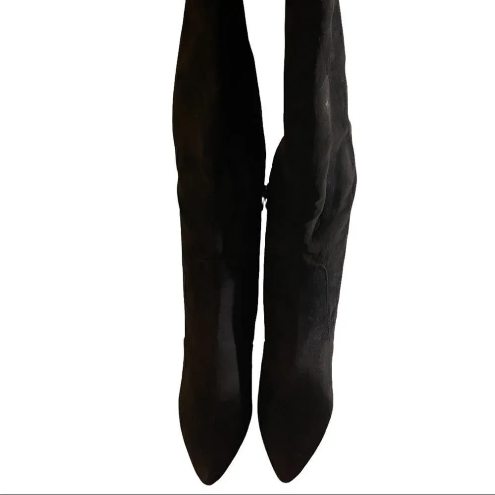 NWOT BLACK 14TH&UNION knee high boots SIZE 6